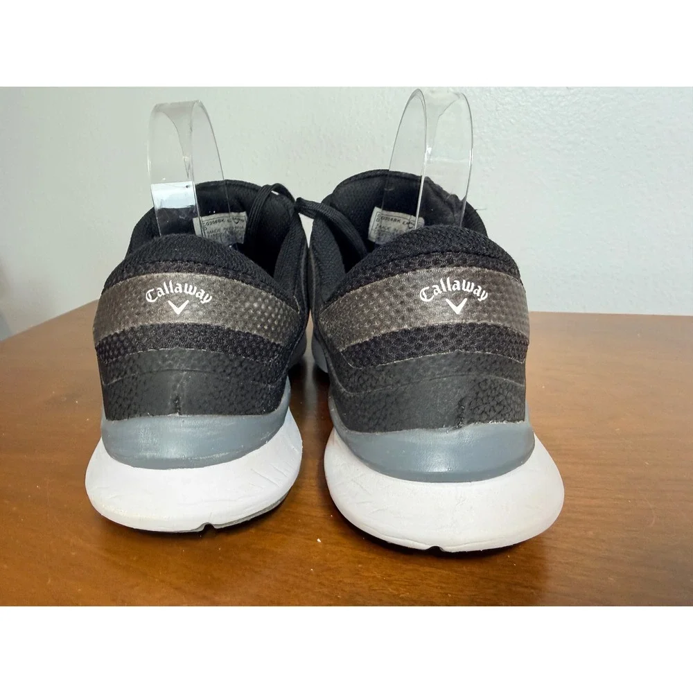 Callaway Golf Shoes Mens 10 Black Balboa Vent Spikeless Mesh Athletic CG206BK‎